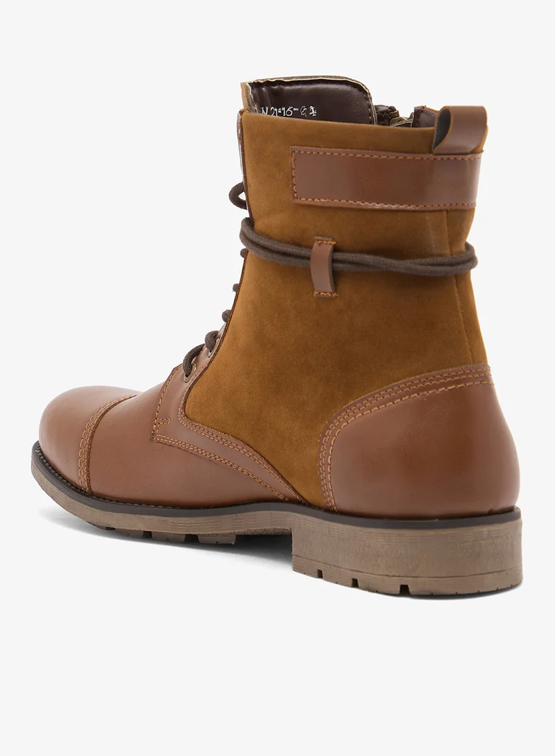 Robert Wood  Casual High Lace Boots for Men | Best Price UAE
